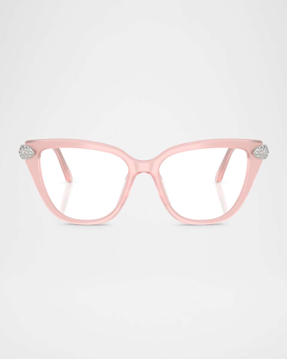 SK2045 Crystal Cat-Eye Acetate Optical Frames